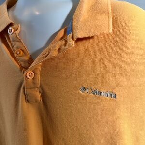 Columbia Men's Polo Shirt in Vibrant Orange Men’s XXL